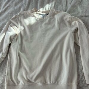 H&M Light Beige Loose Fit Sweatshirt - size Large